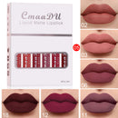 Long-Lasting Matte Lipstick: 6-Pack Waterproof