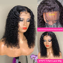 Human Hair 10A Short Lace Front Bob Wig