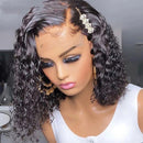 Human Hair 10A Short Lace Front Bob Wig