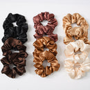 Satin Cloth Hair Tie: Solid Color Pack