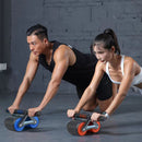 Double Wheel Abdominal Exerciser: Fitness Wheel