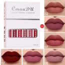 Long-Lasting Matte Lipstick: 6-Pack Waterproof
