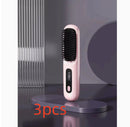 2 In 1 Straight Hair Comb – Portable USB Heated Straightener Brush