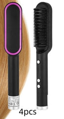 Dual-Purpose Ionic Straightener & Curling Comb