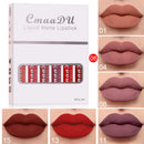 Long-Lasting Matte Lipstick: 6-Pack Waterproof