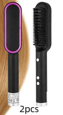 Dual-Purpose Ionic Straightener & Curling Comb
